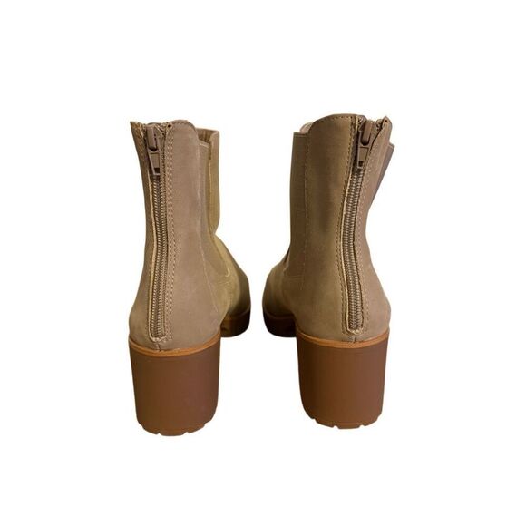 Brand New Mia Amore Letty Lug Sole Chelsea Chunky Ankle Boots in Stone Size 10 - Picture 7 of 13